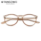 Мужская и женская круглая оправа TANGOWO, винтажная оправа для очков в стиле ретро из пластика TR90, очки в оправе при близорукости