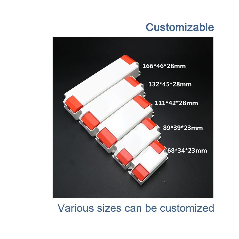 1Pcs 111*42*28mm CSCSD Plastic Project Junction Box For Slim LED Driver Enclosure | Обустройство дома
