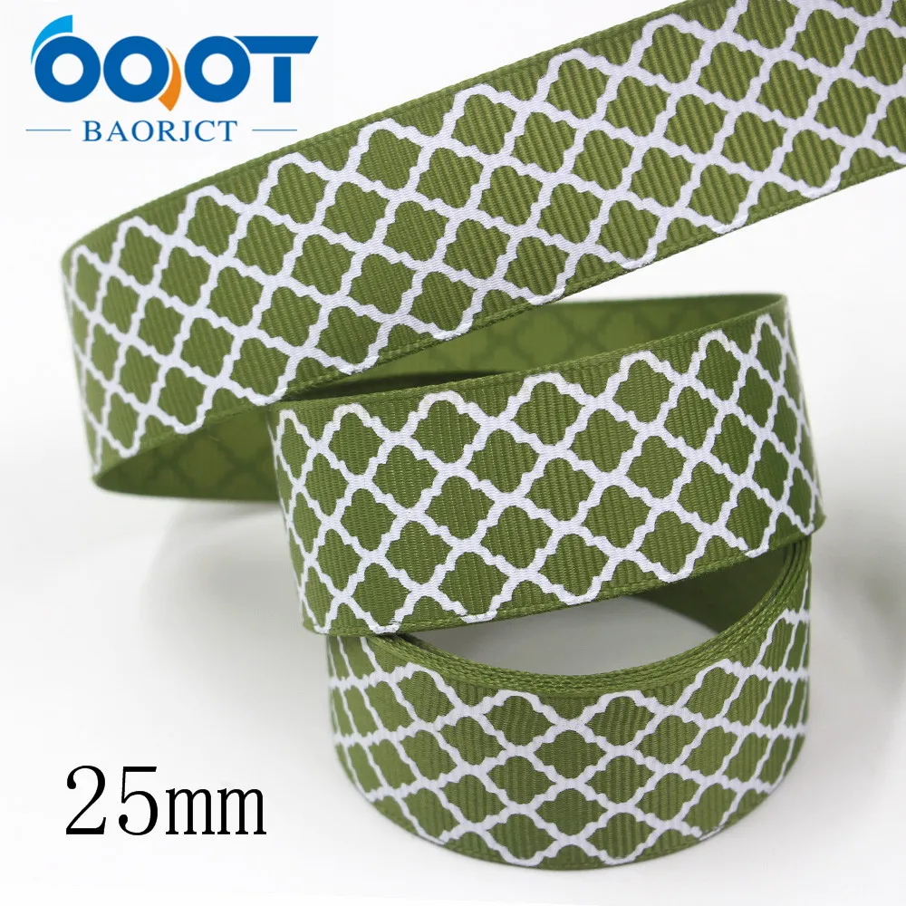 OOOT BAORJCT L-20324-147 25mm 10yards bronzing ribbons wedding party decoration materials DIY Handmade gift packaging | Дом и сад