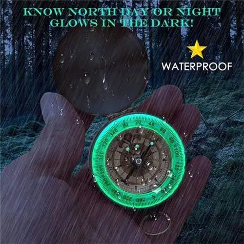 

Dad To Son Daughter Enjoy The Ride Compass Multifunctional Compass Outdoor Mountaineering With Luminous Christmas Gift NEW