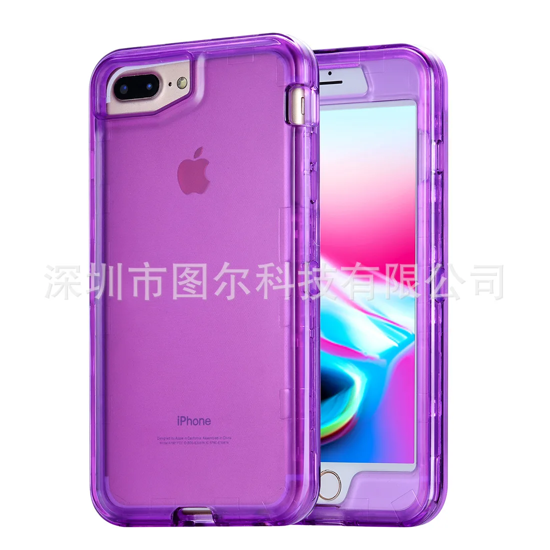 IPhone XR чехол для телефона прозрачный три в одном ударопрочный защитный чехол Xs MAX применимо 6 S 7-8 Plus