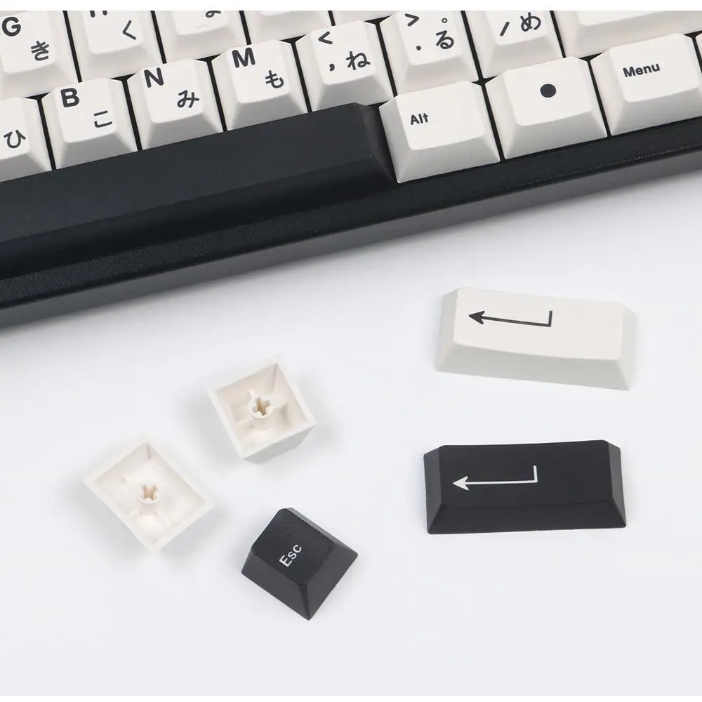

165 keys Wind Cloud Japanese PBT keycap cherry profile Minimalist key cap for cherry 3000, 68, 84, 96 Mechanical keyboard