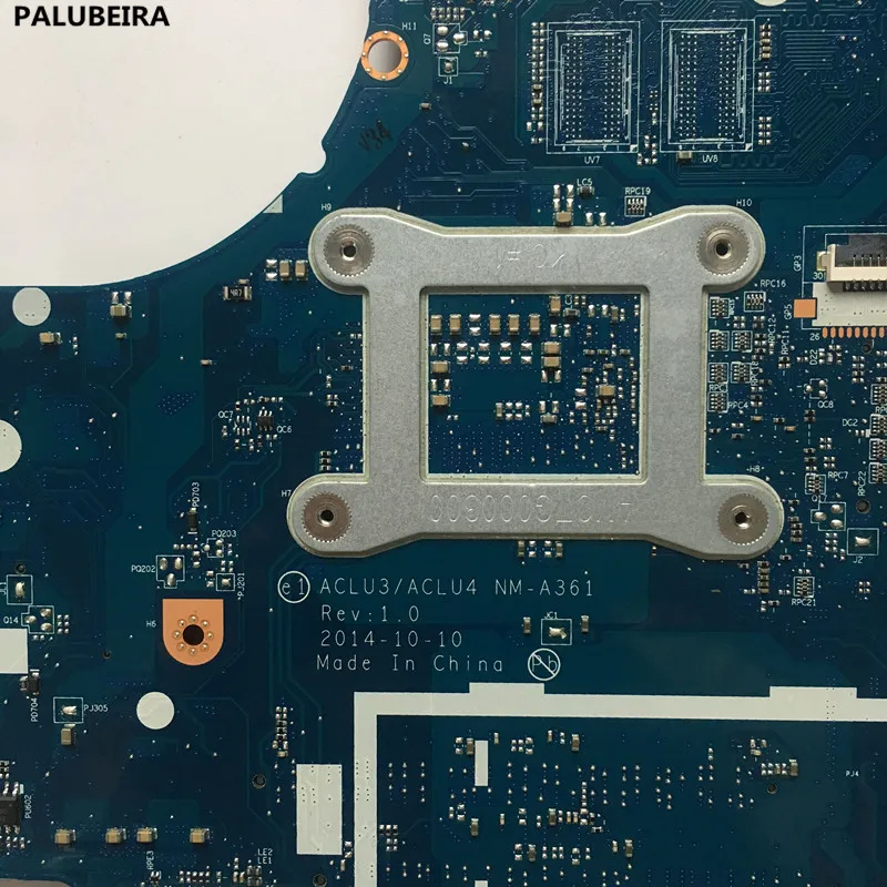 PALUBEIRA тестирование ACLU1/ACLU2 NM A361 для Lenovo G50 80 Материнская плата ноутбука I3 процессор