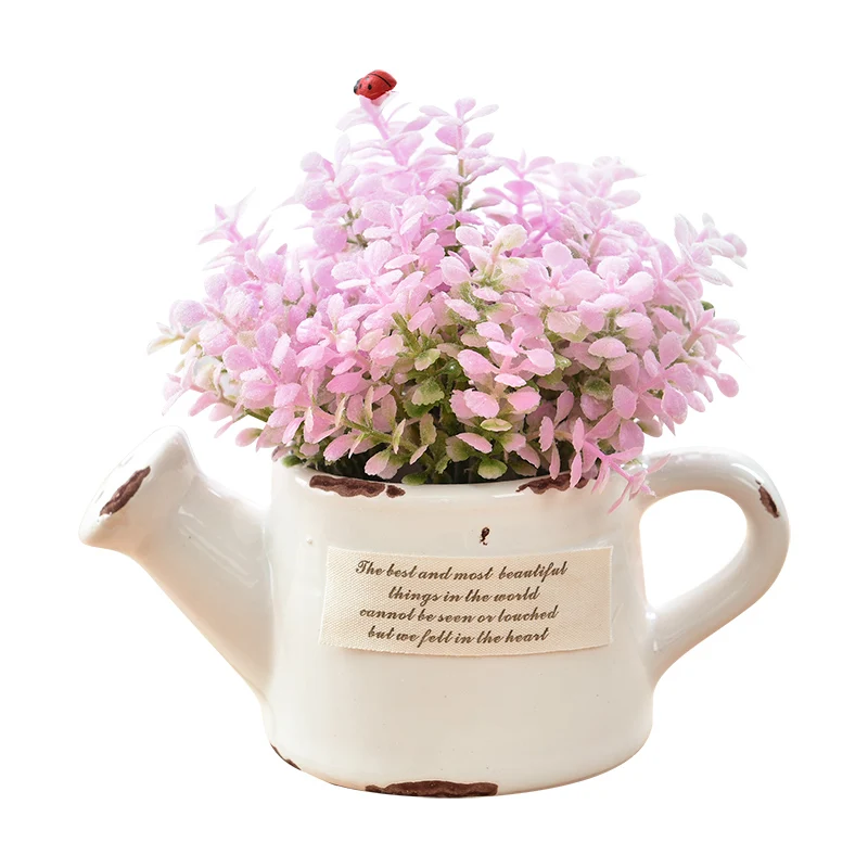 Пасторальные американские домашние украшения искусственные растения в горшке