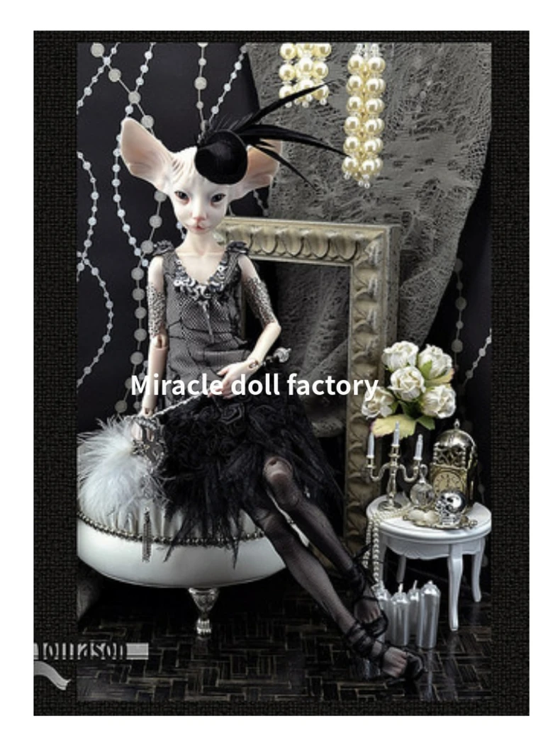 BJD кукла 1/-голова кошки человекообразная шарнирная кукла свободные глаза