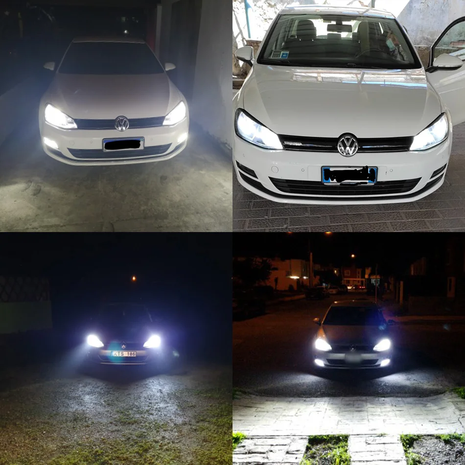 Фары светодиодные AILEO Canbus для VW Golf 6 7 Passat Touran Tiguan T ROC 72 Вт 6000 лм K 2 шт.|Передние