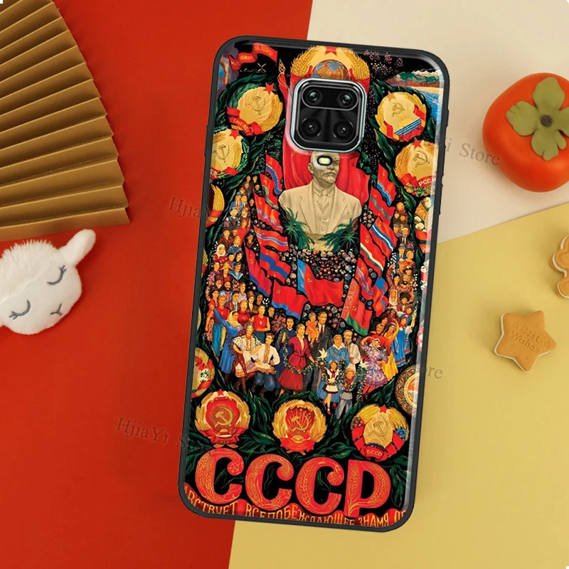 Чехол lenin с флагом Советского Союза для Xiaomi Redmi Note 9 7 8 10 Pro 8T 9S чехол 9T 9C 9A 7A 8A K40