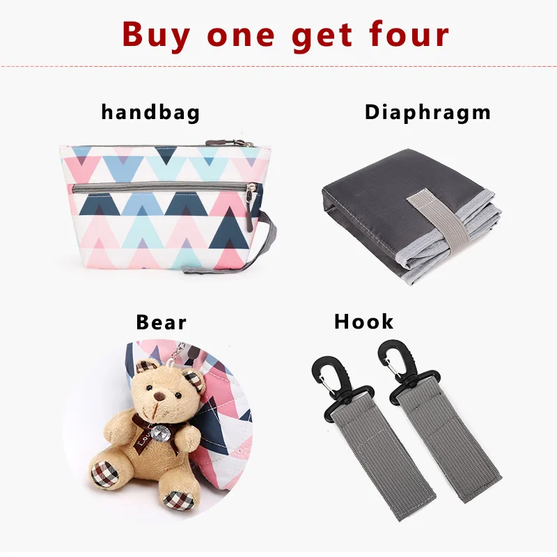 Multifunction Diaper Bag Mummy Maternity Bag Large Nursing Bag Travel Backpack Stroller Baby Bag Baby Care Nappy Backpack