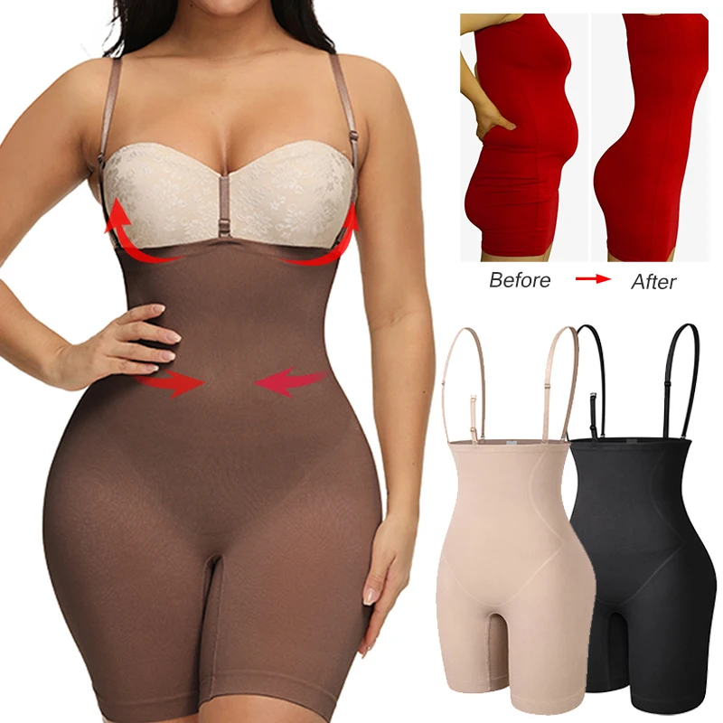 

Shapewear for Women Tummy Control Seamless Full Body Shaper Waist Trainer Butt Lifting Thigh Slimmer Bodysuit Fajas Underwear