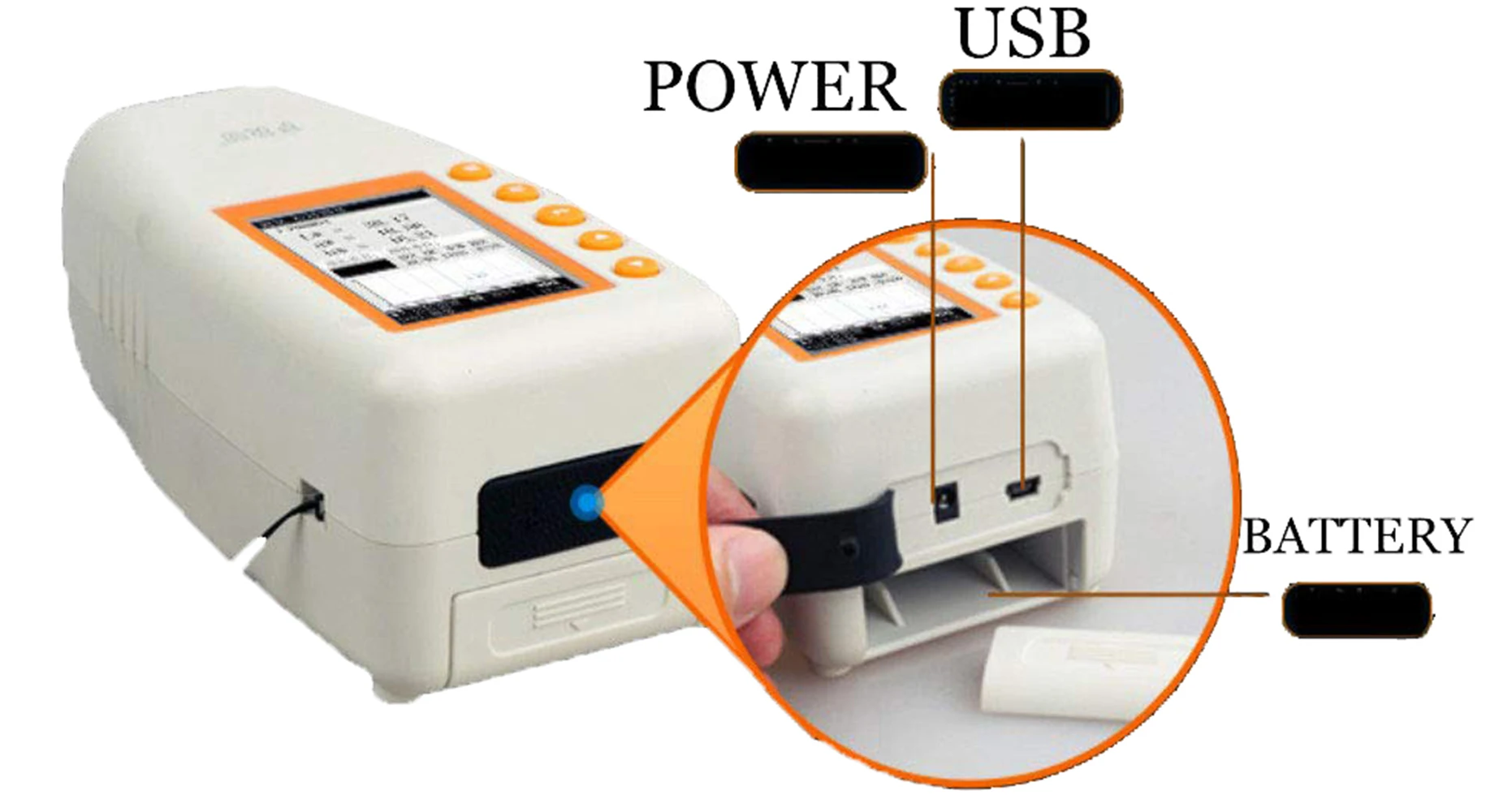 WN700S 16 мм спектрофотометр большого калибра точный цветной анализатор