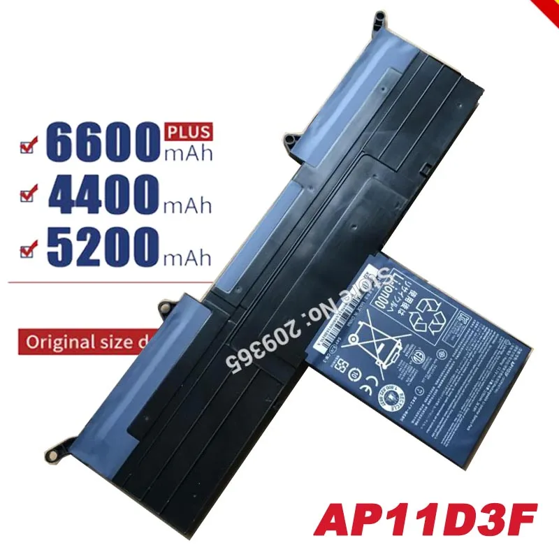 Новый AP11D3F Батарея для acer Aspire S3 S3-951 S3-391 MS2346 AP11D4F 3ICP5/65/88 3ICP5/67/90 11 1 V 3280mAh лаптоп с |