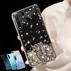 Блестящий Мягкий чехол со звездами для Samsung Galaxy A70 A50 A30 A20 A10 A80 A90 A30S A10S A20E A71 A81 A91 M10 M20 M30 M40, чехол из ТПУ