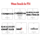 Трафареты для реболлинга BGA 90x90 мм, стальной шаблон для паяльных шаров, 90 мм, трафареты для PS4, BGA IC Reball Station