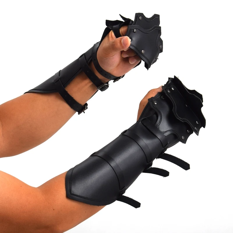 Длинные перчатки для взрослых в средневековом стиле воин рыцарь повязка