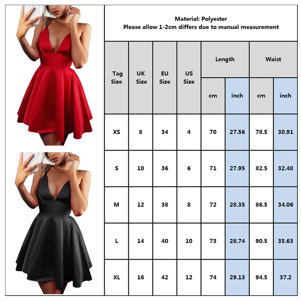 Женское короткое вечернее платье на бретельках DYMADE красное черное фиолетовое