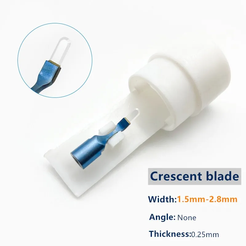 

Сапфировый полумесяц головной наконечник только для микрохирургии глаз хирургические инструменты офтальмологическое лезвие