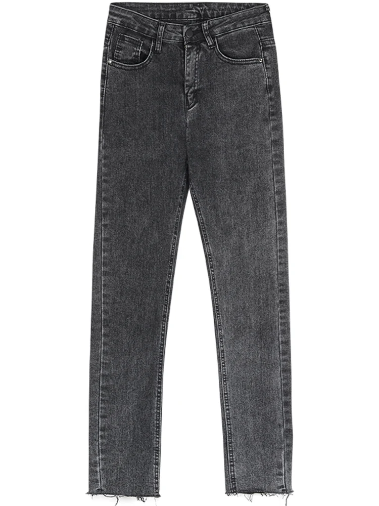 

2020 new high-waist jeans women Korean version of slim slimming nine-point tight-fitting pants