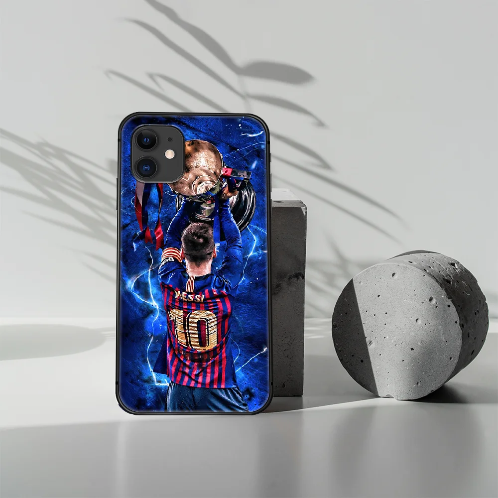 

Football superstar messi Phone Case Cover Hull For iphone 5 5s se 2020 6 6s 7 8 12 mini plus X XS XR 11 PRO MAX black Back