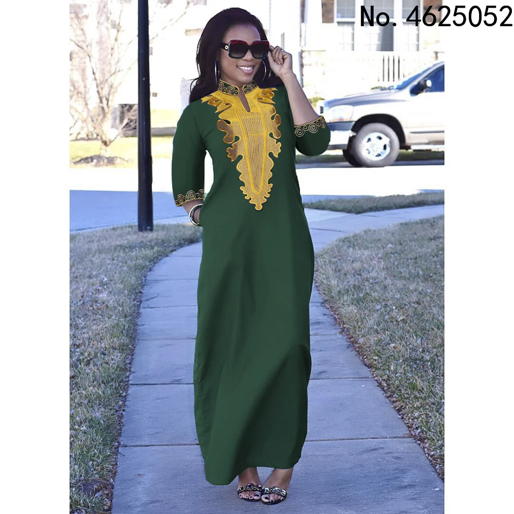 Африканские платья для женщин Дашики базин богатые традиционная африканская