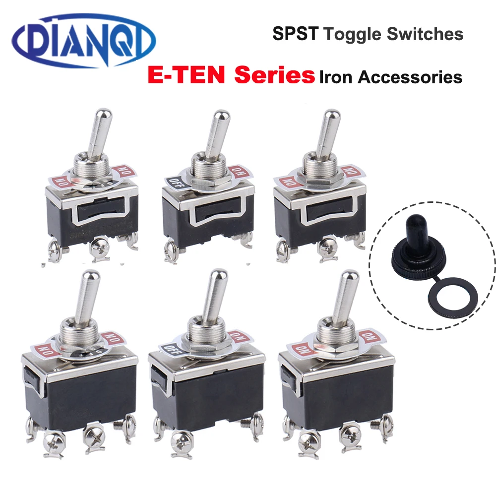 1 шт., миниатюрный переключатель на два положения, 16 А/250 В переменного тока