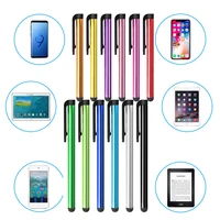 10pcslot universal stylus pen android mobile phone capacitive screen touch pen writing drawing for tablet click pencil