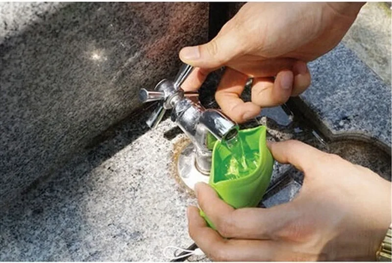 1 шт. Портативный путешествия Питьевая чашка силиконовый чехол в виде кленового