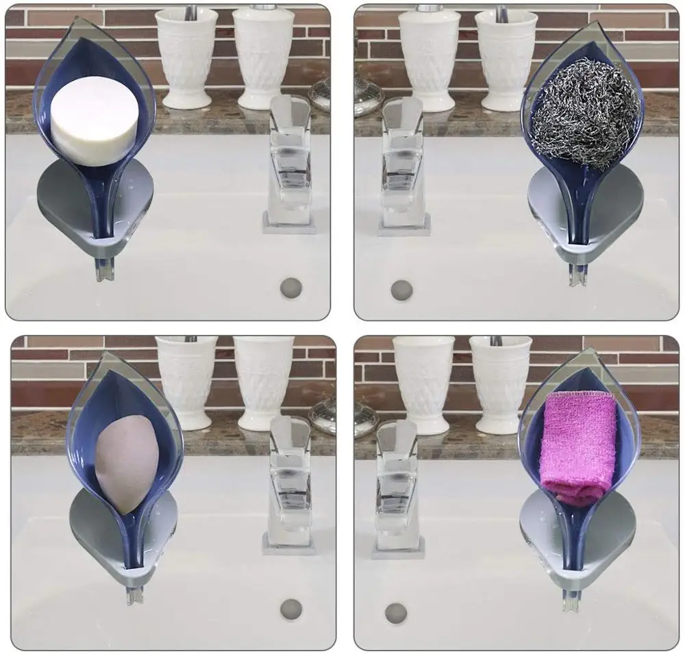 

Leaf Shape Holder Soap Box Bathroom Soap Holder Dish Storage Plate Tray Soap Holder Case Bathroom Supplies Kitchen Gadgets