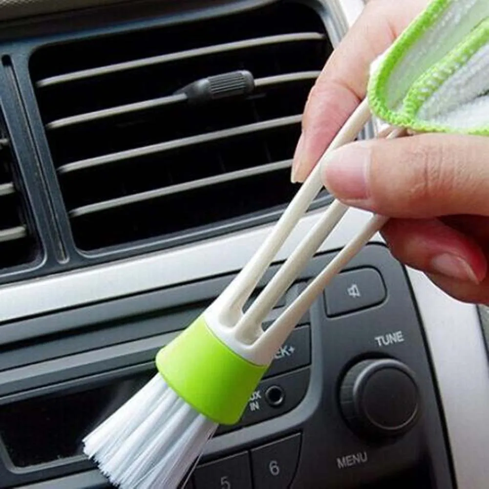 Long Durable 2 In 1 Double Slider Car Air-Conditioner Outlet Cleaning Tool Window Multi-Purpose Brush | Автомобили и мотоциклы