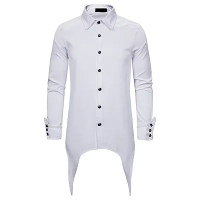 Мужская индивидуальная Простая рубашка с длинными рукавами молодежная