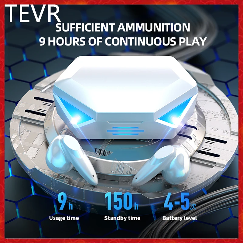 

Оригинальные беспроводные наушники TEVR, гарнитура для бизнес-игр, музыки, наушники, гарнитура для телефона, двойной стерео шум, G20, наушники, м...