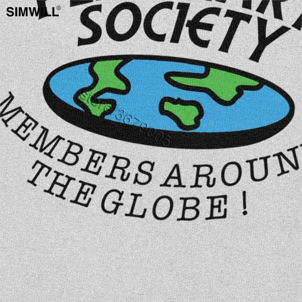 Хлопковая футболка с надписью I верю плоская Земля | Мужская одежда