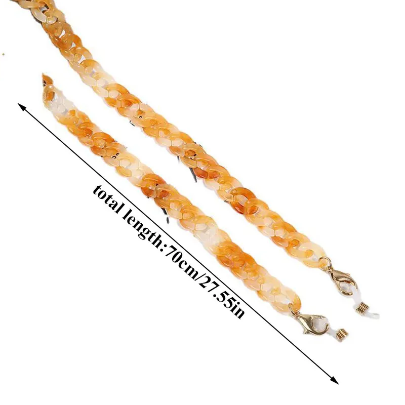 

Fashion Resin Mask Chain Good-looking Glasses Chain Acrylic Multicolor Mask Hanging Chain Beautifully Glasses Accessories