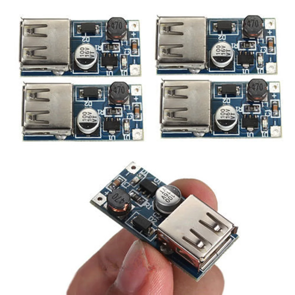 5* DC-DC Boost Step-up Power Supply Module PFM Control USB 0.9V-5V To 5V | Инструменты