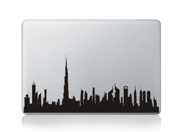 MB black-Part E (23) Забавная частичная наклейка для ноутбука Apple Macbook, наклейка Air retina Pro 11, 13, 15, черная мультяшная наклейка для компьютера, ноутбука s - Цвет: MB black-Part E (23)
