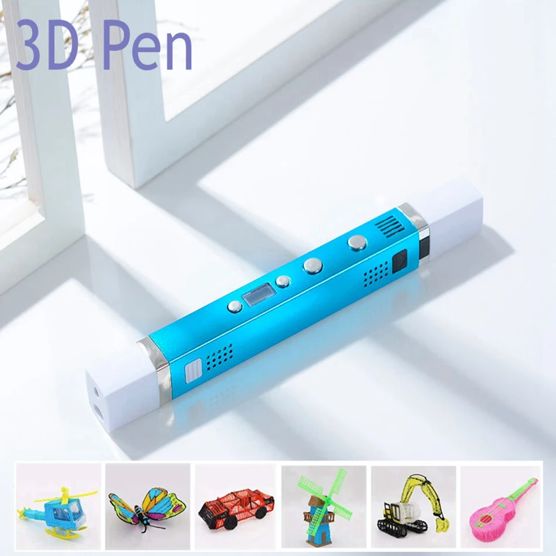 

3D чертежная ручка Безопасность usb-разъем творческая ручка 3D граффити ручка цифровой 4 регулирование скорости Best подарок для детей 3d печатна...