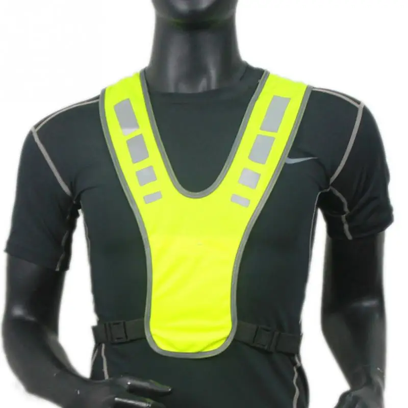 Светоотражающий велосипедный жилет с регулируемой талией защитный для мужчин