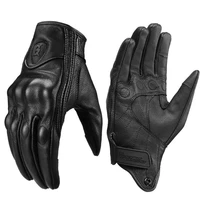 real leather guantes moto motorcycle gloves protective gears waterproof touch function motocross gloves guantes moto jnvierno