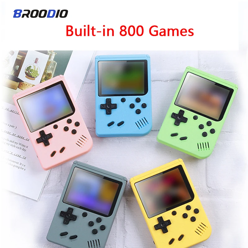 

3-inch LCD Screen Mini Handheld Game Players Built-in 800 Retro Video Games For Children Videogame Portable Pocket Game Console