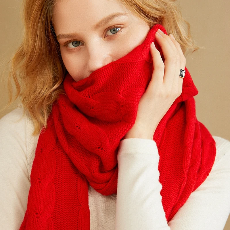 

100% cashmere scarf for women