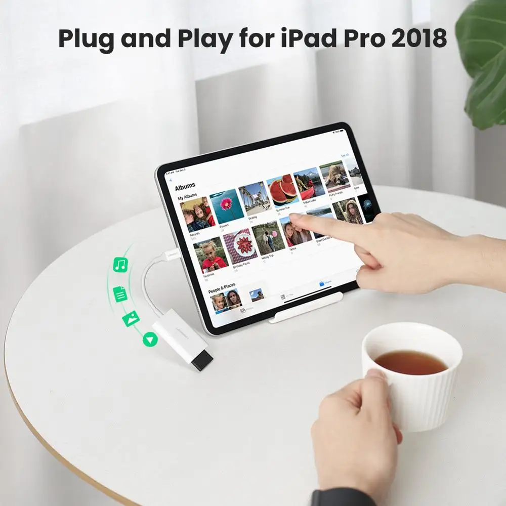Устройство для чтения карт памяти UGREEN USB Type C SD TF Micro SD|Картридеры| |