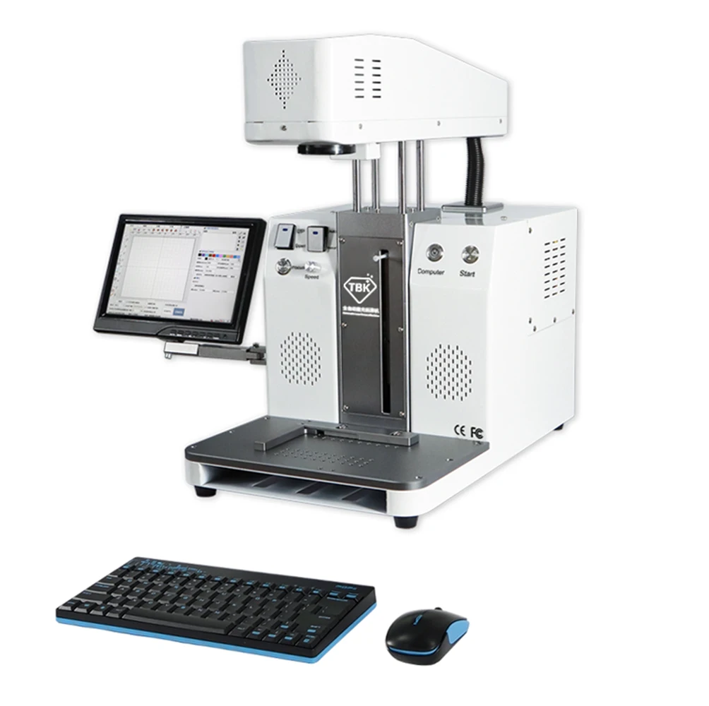 New Arrival TBK-958C Laser Engraving Marking Machine for Mobile Phone Back Glass Separating Frame Remover | Мобильные телефоны и