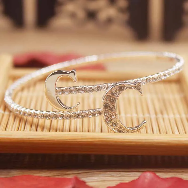 Новейший дизайн простые нежные браслеты золото/розовое золото/серебро браслет