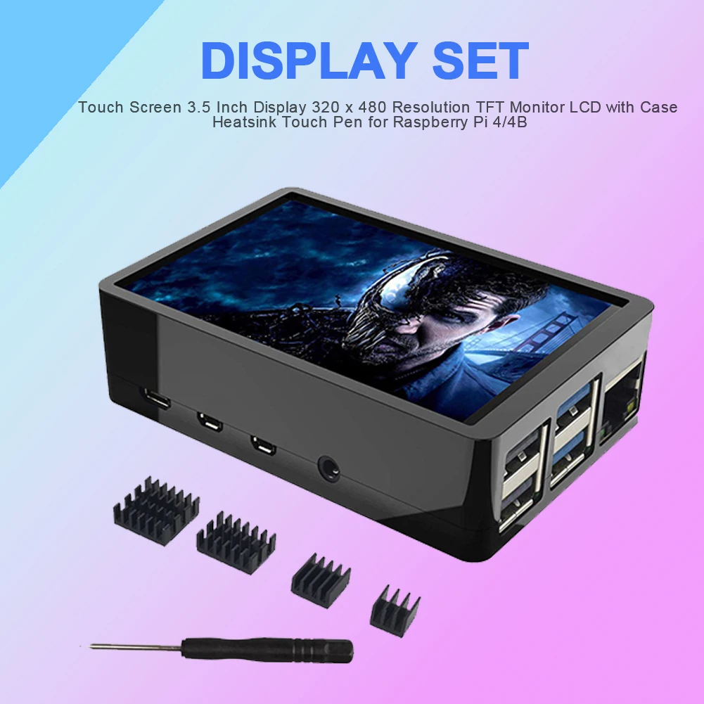 Сенсорный экран 3 5 дюймов дисплей 320x480 Разрешение TFT монитор ЖК-дисплей с Чехол