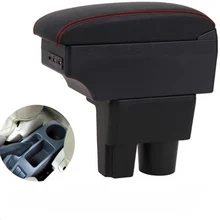 for Suzuki Liana A6 Aerio Armrest Box center console modification accessories double raised with USB