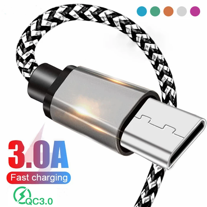Кабель Micro USB для быстрой зарядки 3 0 4 А|Кабели мобильных телефонов| |