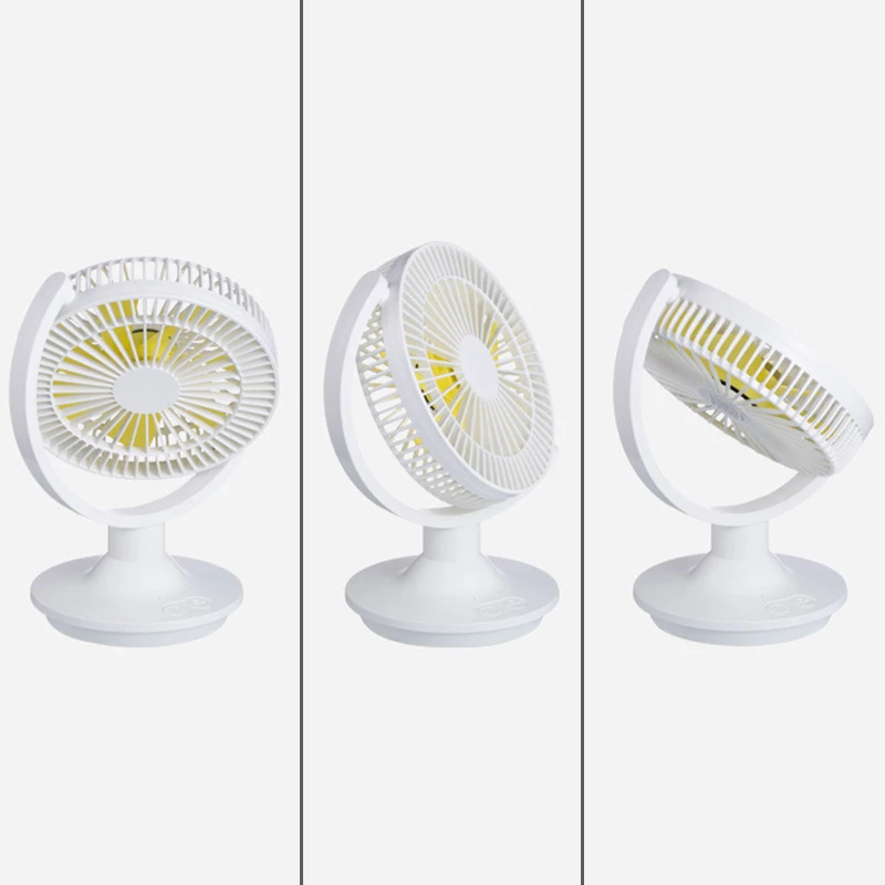 USB Перезаряжаемый Настольный вентилятор мини портативный 360 градусов