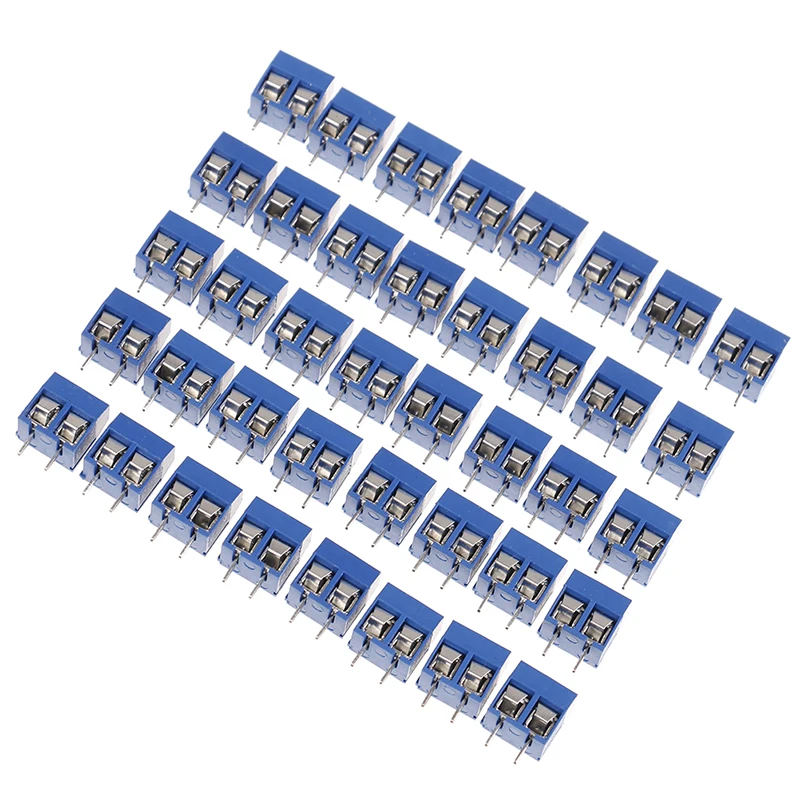 

10/20pcs 2 Pin Plug-in Screw Terminal Block Connector 5.08mm Pitch Connectors Terminals Blocks