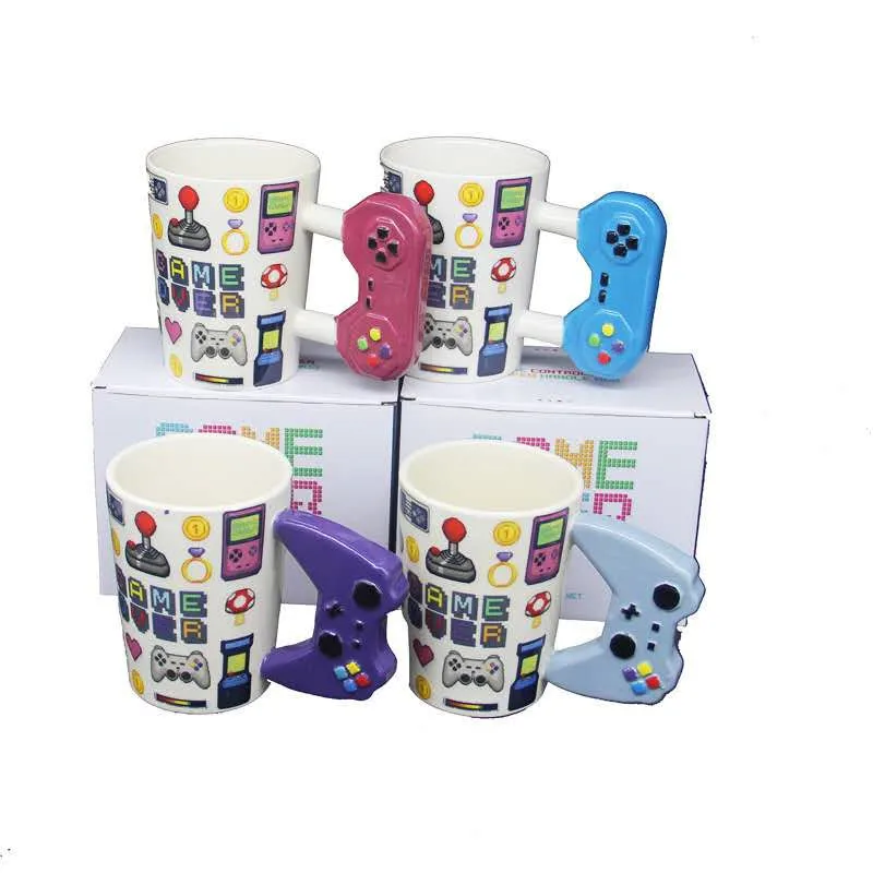 

Creative Ceramic Mugs Girl Tools Beauty Kit Specials Nail Polish Handle Tea Coffee Cup Personalized For Women Gift