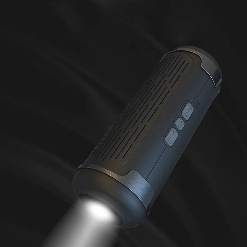 

BS-12 Speaker FM Radio Bluetooth Handsfree Waterproof Outdoor Indoor Support TF Flashlight Multifunction Speakers