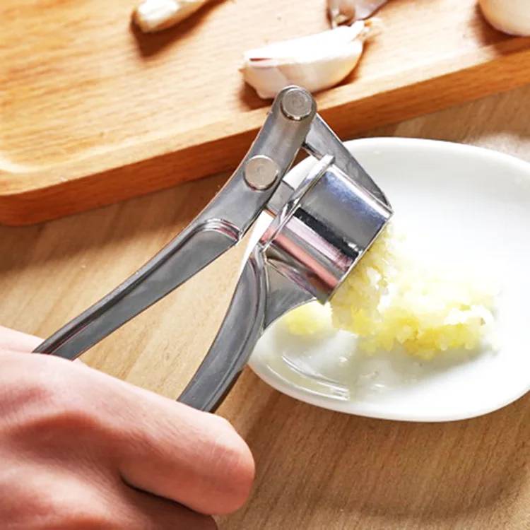 

Imitating Stainless Steel Garlic Press Crusher Kitchen Cooking Vegetables Ginger Squeezer Masher Handheld Ginger Mincer Tools